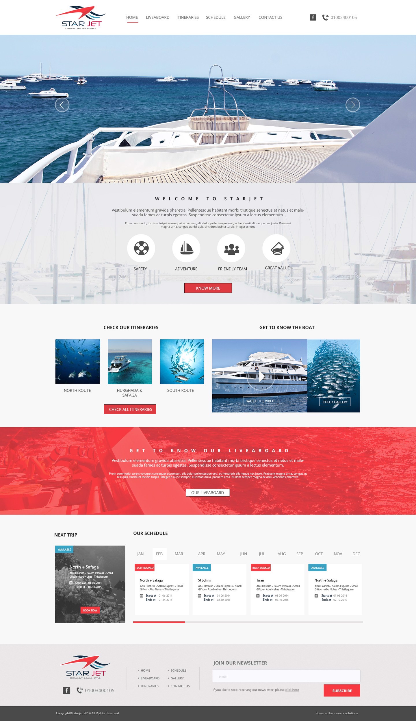 Star Jet Red Sea Website 